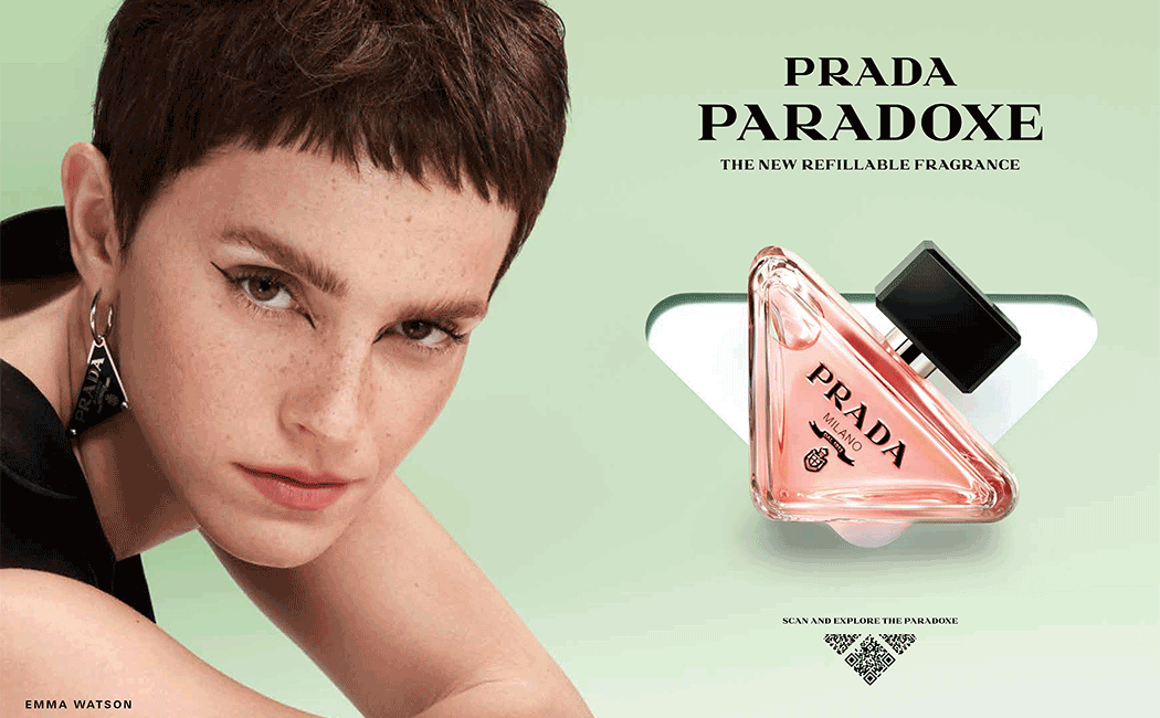 VONsociety: Prada Paradox Campaign Visual Emma Watson
