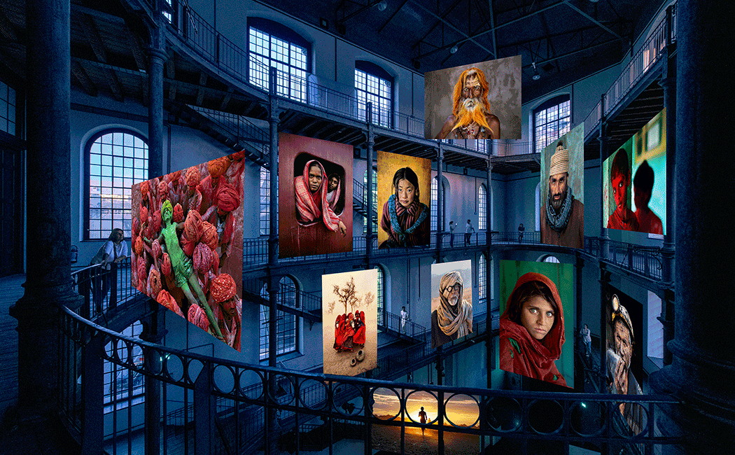 VONsociety: Visualisierung der Ausstellung im Wiener Semperdepot Copyright: atelierjungwirth.com/ Steve McCurry